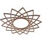 Ekena Millwork Eleanor Wood Fretwork Pierced Ceiling Medallion, Walnut, 16"OD x 6 1/8"ID x 3/8"T CMWP16X16X0375EAWA - alternate 5